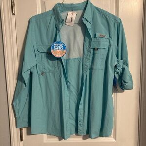 Columbia Omni Shield Fishing Shirt Women’s NWT
